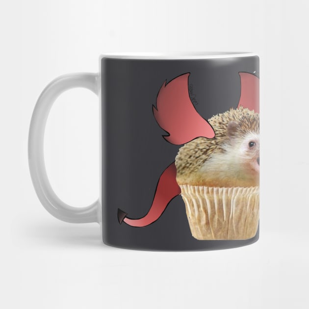 Hedgehog Muffin Dragon by CatUprising